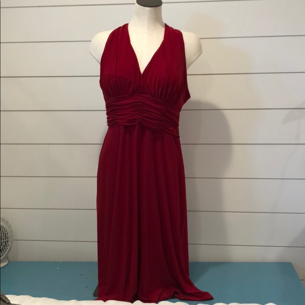 Rena Rowan Red dress